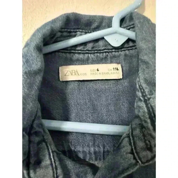 Zara Boys Denim Shirt size 6T - Picture 4 of 4